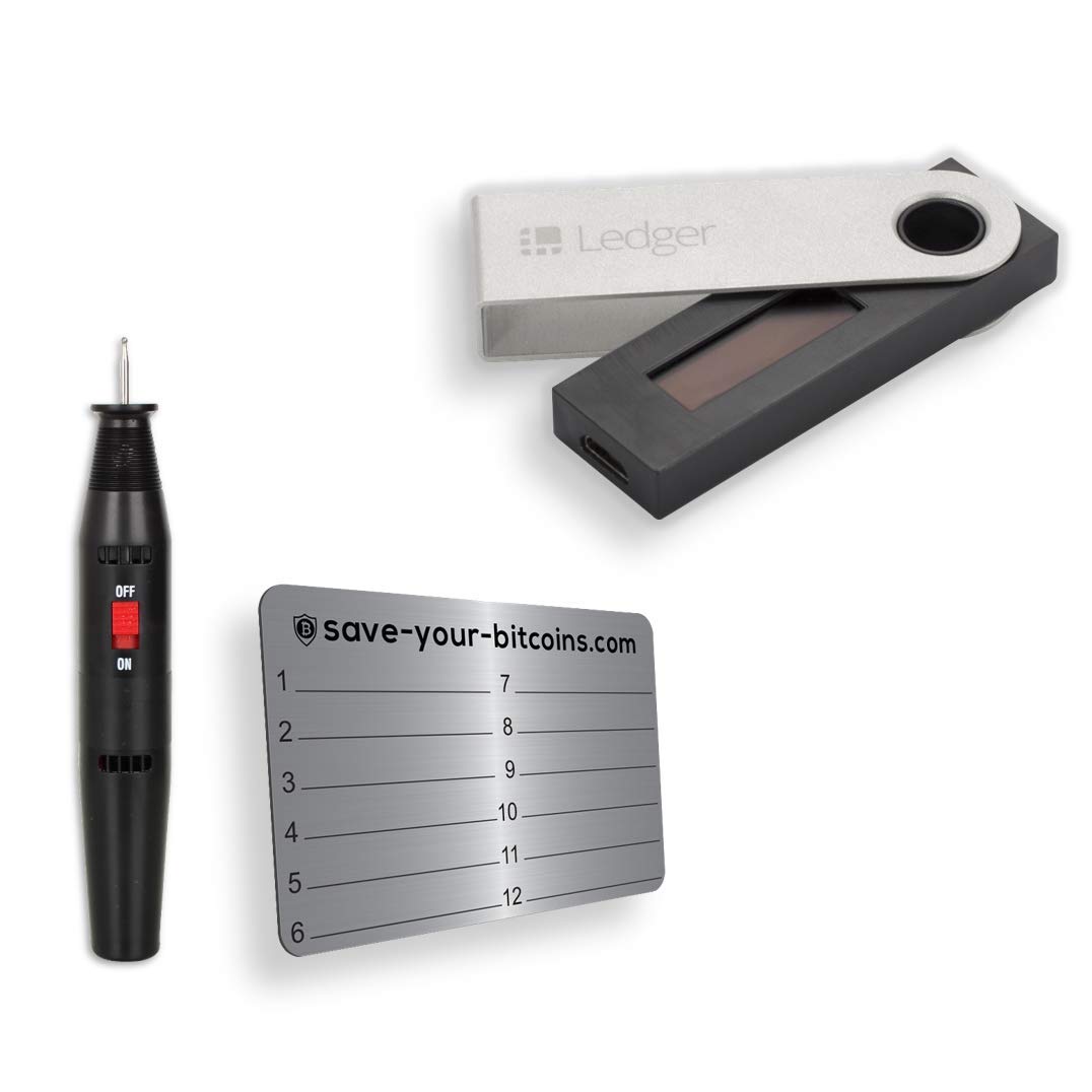 Save Your Bitcoins Bundle Ledger Nano S Hardware Wallet Recovery |  Desertcart Seychelles