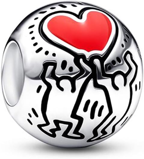 10 Pack Silver Spacer Beads Charms fit Bracelet DIY Bracelet CZ Pendant Set - Image 4