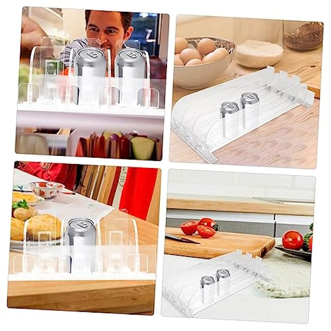 Shelf Pusher Machine for Automatic Replenishment Plastic Drink Pusher Stand Bottle Can Organizer
