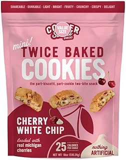Coper Street Snacks Cherry White Chip Twice Baked Cookies, 18 oz.
