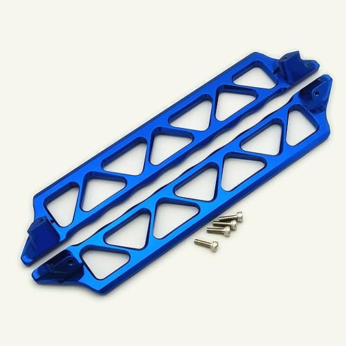 Miniatura 2 de 156S & 8S RC Car 770764laterales de aluminio Trail Bar- 1pr Replace # 7723& GPM txm014Azul