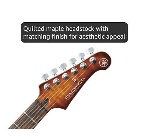 Amazon.com: Yamaha PAC212VQM TBS Electric Guitar - Quilted Maple