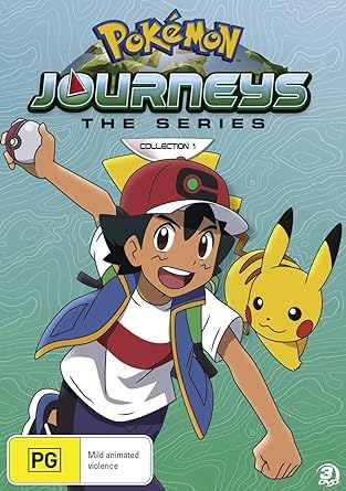Pokémon Journeys Collection 1 Viajes Pokémon La Serie Origen Australiano DVD sin Español