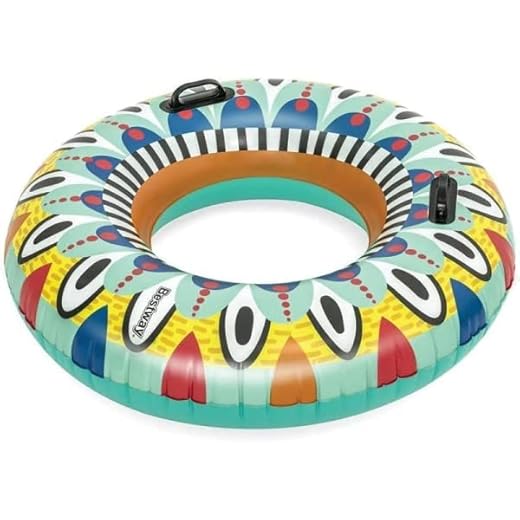 Trade Shop – Donut Flirty Fiesta 107 Cm Con 2 Asas Reforzadas Piscina 36294 –