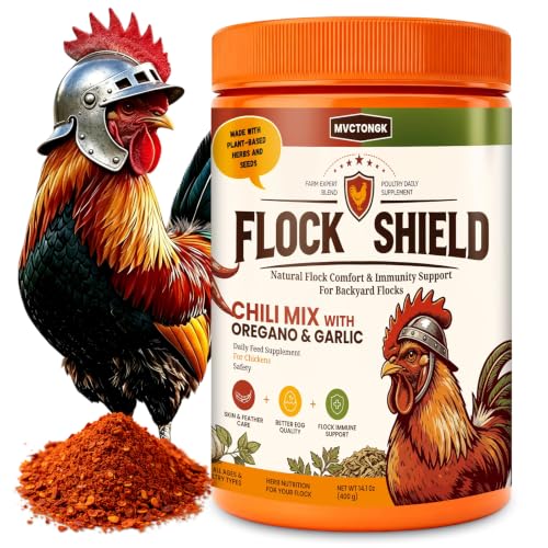 Chicken Supplement with Oregano Garlic Capsicum, Poultry Feed Topper, 400g