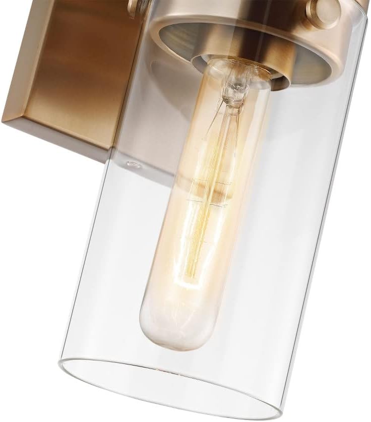 Nuvo Lighting Intersection Burnished Brass One-Light Bath Vanity