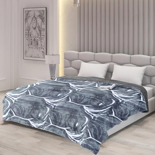 Image of Cloth Fusion Sherpa Fleece AC Blanket for Winter, Single 60x90 inch