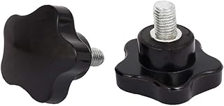 Lon0167 New M12x50mmx15mm Zinc Featured Plated Star Head Reliable Efficacy Screw On Type Clamping Knobs Grips 2pcs(id:4de 51 ba bd5)