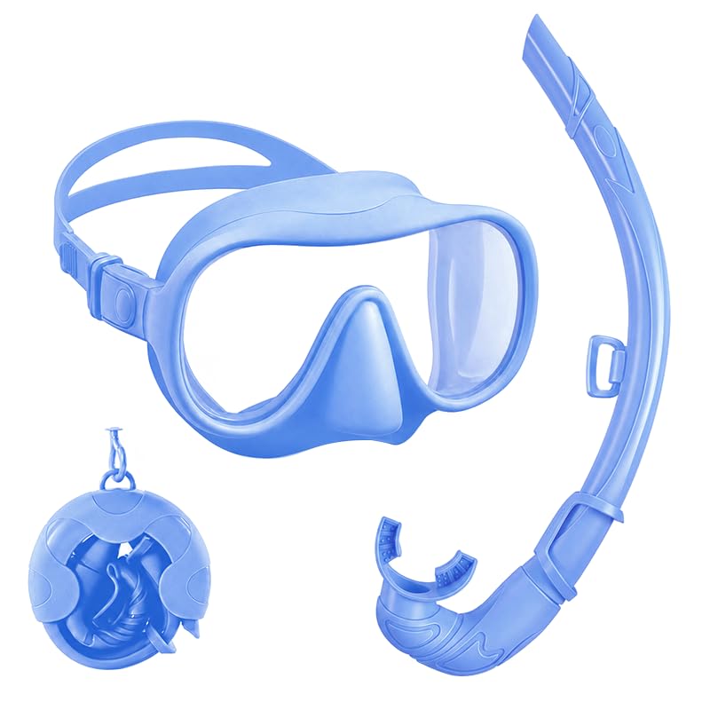JRing Equipo de Snorkel para Adultos, Set de Máscara Antivaho con Snorkel Húmedo miniatura 1