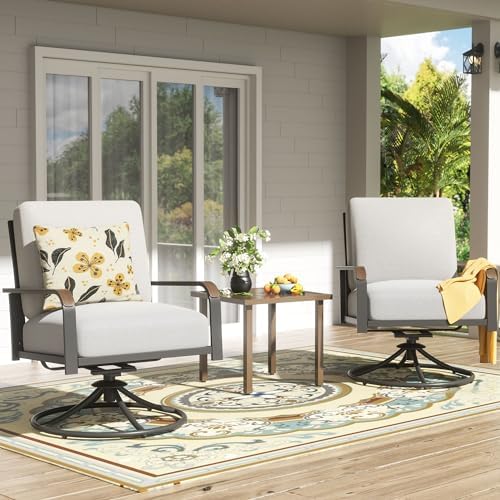 Joyside Outdoor Swivel Rocker Patio Chair Set of 4 and 2