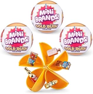 5 Surprise Mini Brands Series 2 Wave 2 Mystery Capsule Real Miniature Brands Collectible Toy (5 Pack)