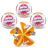 5 Surprise Mini Brands UK Gold Rush Mystery Capsule Real Mini Brands Collectible Toy (3 Pack)