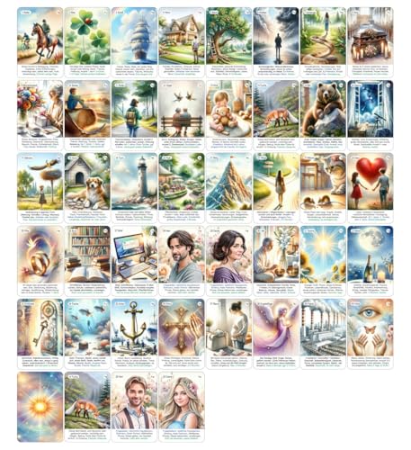 Lenormand Karten für Anfänger Sonnenfunken Edition
