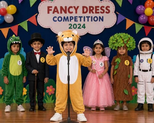 Image of udra Fancy Dress Animal costumes for kids animal dress for boys & girls fancy dress competition school events function for age group 3 to 8 yrs