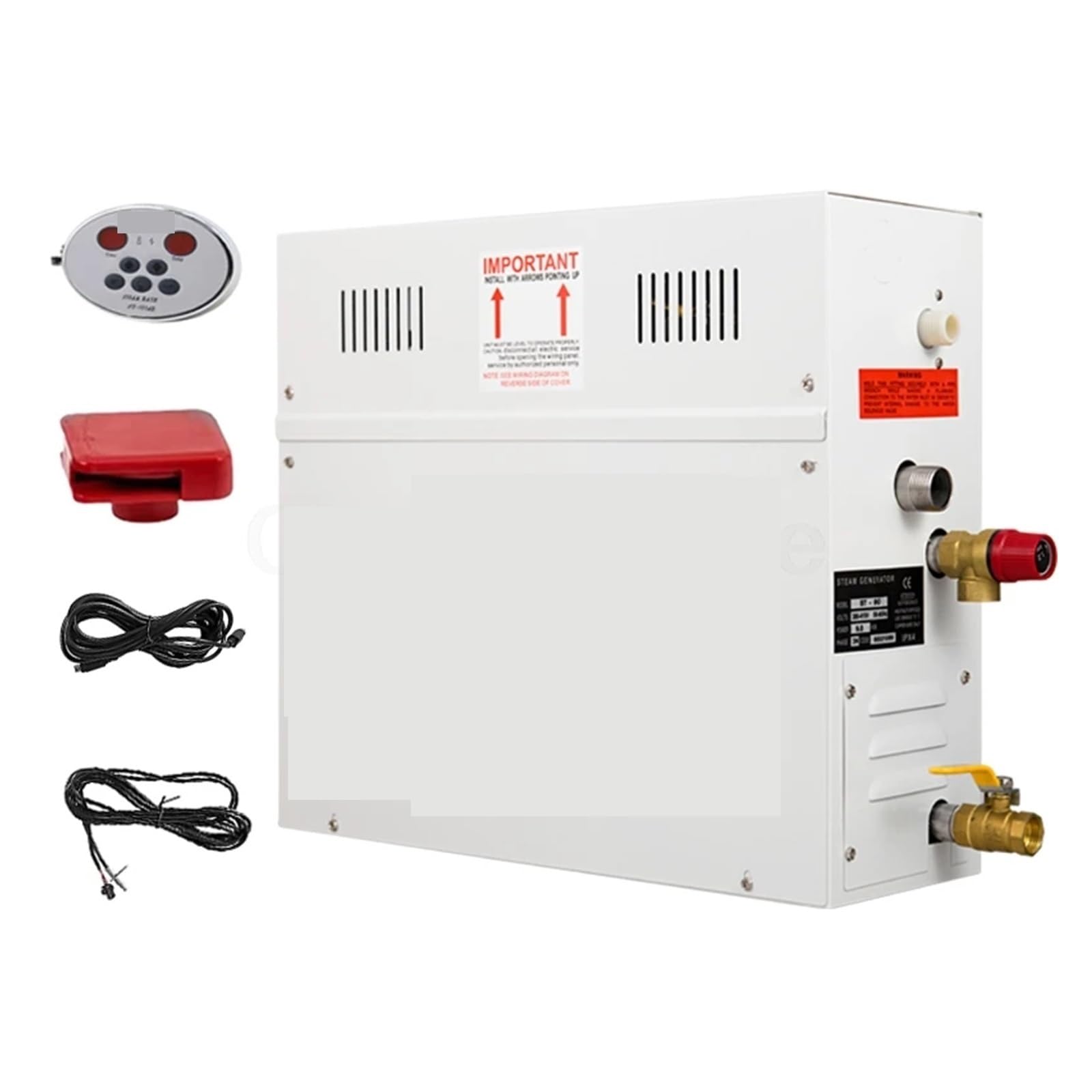 Parownica do sauny, Generator Pary 3 KW/4,5 KW, Urządzenie Do Sauny Parowej, Domowej, SPA, Fumigacji, 220/380 V, Z Cyfrowym Sterownikiem do kabiny prysznicowej(ST45 4.5KW 220)
