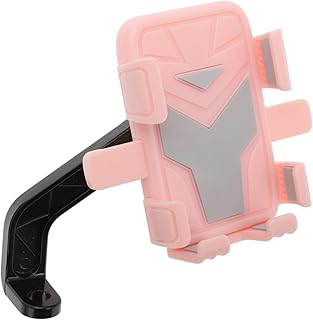 QUARKZMAN Soporte para Teléfono De Bicicleta Fácil Instalación Soporte para Teléfono De Espejo De Bicicleta Y Motocicleta Actualizado Soporte para Teléfono De 4.5-7.2 Pulgadas Rosa