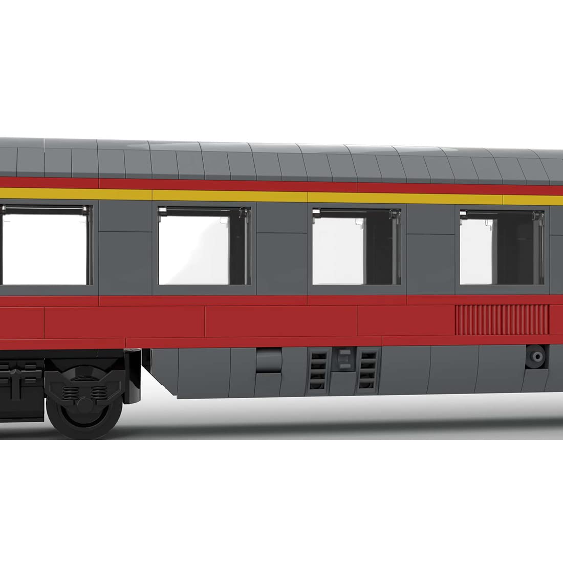Tren de ingeniería bloques de construcción, 646 piezas, bloques de sujeción, juego de construcción de modelo, técnica de tren de mercancías, tren de mercancías, regalo para adultos
