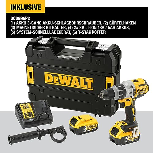 Akkuschrauber Dewalt 18V mit bürstenlosem Motor und 3-Gang-Getriebe