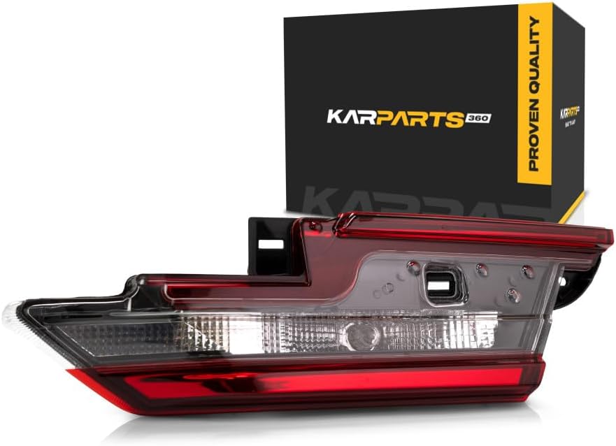 KarParts360 For Toyota Camry 2025 Backup Light Passenger Side, Inner | CAPA | LE/SE Model | With Bulbs | Replacement For TO2803168, TO2803168C | 81580-AQ010