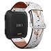Compatible with Fitbit Versa/Versa 2 / Versa LITE - Leather Watch Wrist Band Strap Bracelet with Quick-Release Pins (Adult Giraffe)