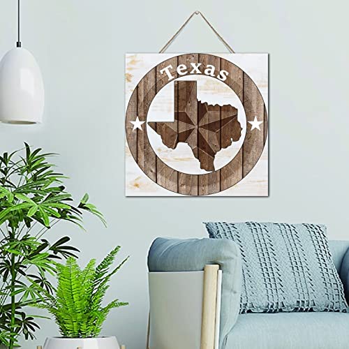 Décoration murale en bois du Texas de 30,5 cm, l'idée cadeau idéale pour amateurs de voyage