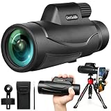 Monocular Telescope 8x42 HD for Adults with Tripod & Phone Adapter, BAK-4 Prism & FMC Lens...