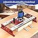 Bench Top Board Mill, 24 Inch Panel Milling Machine Slab Flattening Jig Router Sled Board Mill Router Slide Height Adjustable for Flattening and Surfacing Cutting Board Woodworking Home DIY