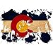 CafePress Colorado Flag Sticker Square Bumper Sticker Car Decal