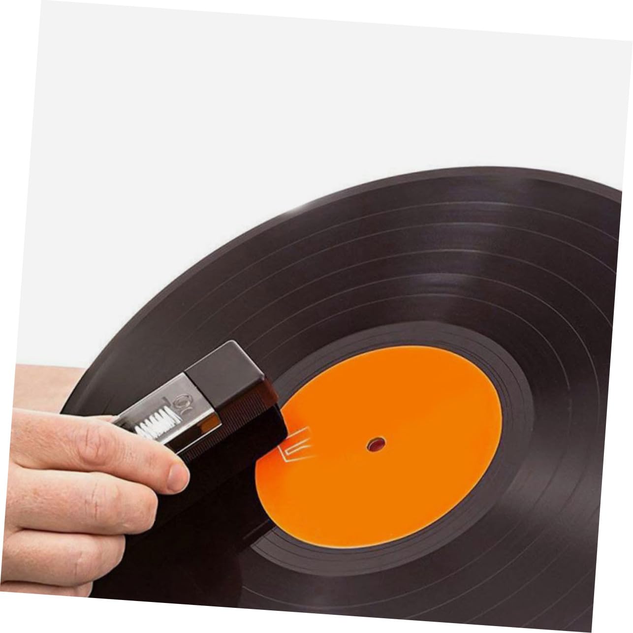 Mikikit Record Dust Brush Record Cleaner and Cleaning Brush Set Portable and Light for Easy Use and Storage