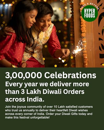 Image of Hyperfoods Diwali Gifts for Family and Friends Gift Hamper Diwali Gifts for Employees Corporate Gifts for Employees Gift Hamper Box Chocolates Gift Pack Combo Dryfruit Combo Pack