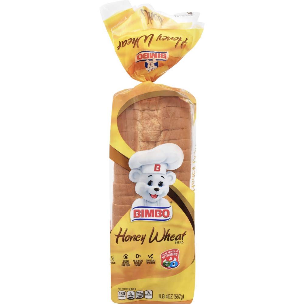 Bimbo, Honey Wheat Bread, 20 oz Grocery & Gourmet Food