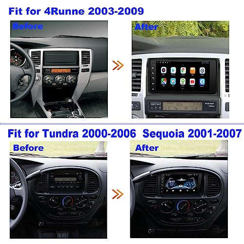 Radio Android 7" Dzxiaso para Toyota 4Runner Tundra Sequoia miniatura 2