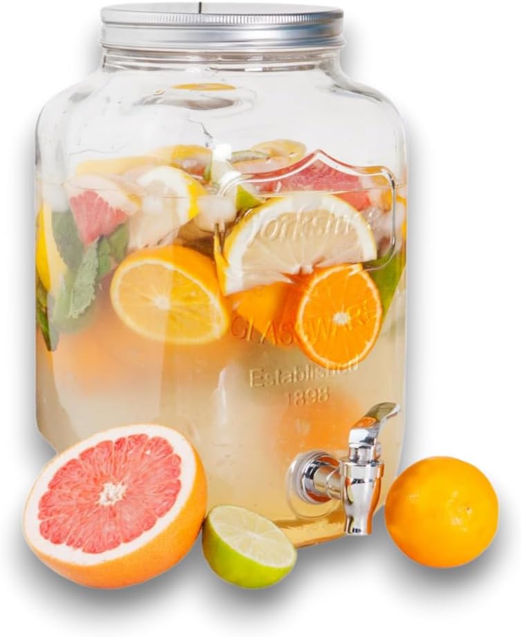 Fontana Per Acqua Saveur Et Degustazione - Vetro Trasparente, 18x18x31cm, Per Tavolo - Foto 2