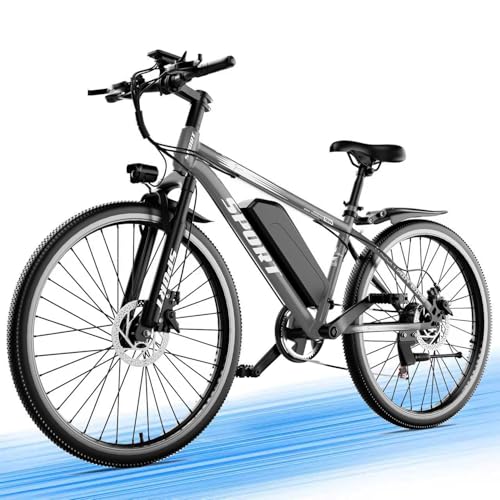 Image of Electric Bike for Adults, 1500W Peak Mountain Ebike with 25 MPH, 65 Miles Range, 48V 10.4Ah Removable Battery Ebike, 26 inch Electric Bicycle for Commute