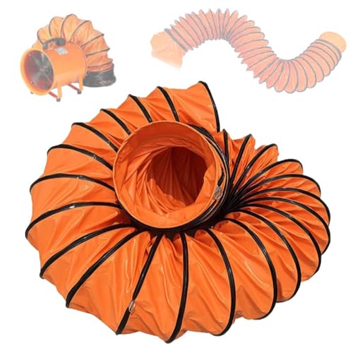 Conduit de ventilation flexible en PVC de 15 à 60 cm pour extracteur