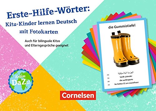 Deutsch lernen mit Fotokarten - Kita: Erste-Hilfe-Wörter: Kita-Kinder lernen Deutsch mit Fotokarten