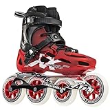 Rollerblade Maxxum 100 Unisex Adult Fitness Inline Skate, Red and Black, Premium Inline Skates