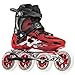 Rollerblade Maxxum 100 Unisex Adult Fitness Inline Skate, Red and Black, Premium Inline Skates