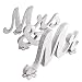 SROOD 36" x 7" Mr and Mrs Sign Wedding Decorations Mr & Mrs Sign Sweetheart Wedding Table Decorations Wooden Letters Silver Glitter