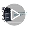 HOMZ 4-Drawer Plastic Storage Cart, Home & Office Rolling Organizer, Black-Clear - Image 8