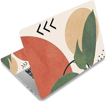 Laptop Skin Sticker,13.3 14 15 15.4 15.6 inch Laptop Skins,Universal Vinyl Decal,Dustproof Scratch Resistant Reusable Cover Protector with Free 2 Wrist Pads Abstract
