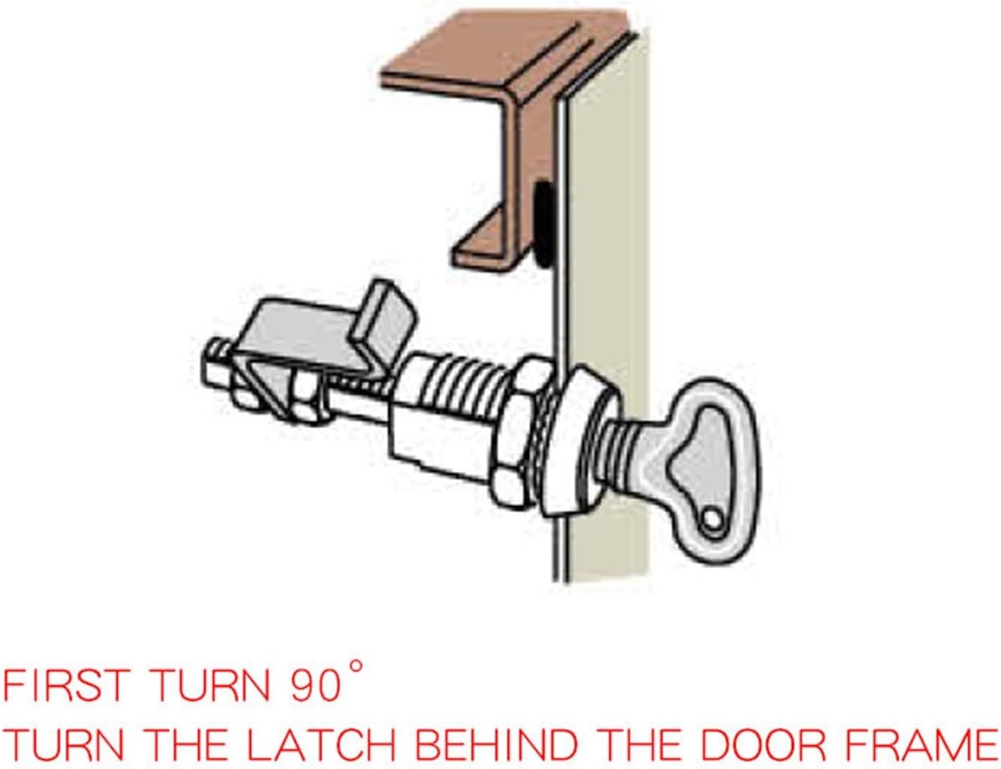Stainless Steel Compression Latch 1Pcs