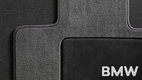 BMW - Set di 4 tappetini in velluto LHD per BMW X3 G01, colore: antracite anteriore e posteriore