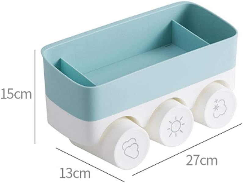 Toothbrush Cup Holder - Simple Bathroom Wall-Mounted Mouthwash Set Wall Rack(Blue)