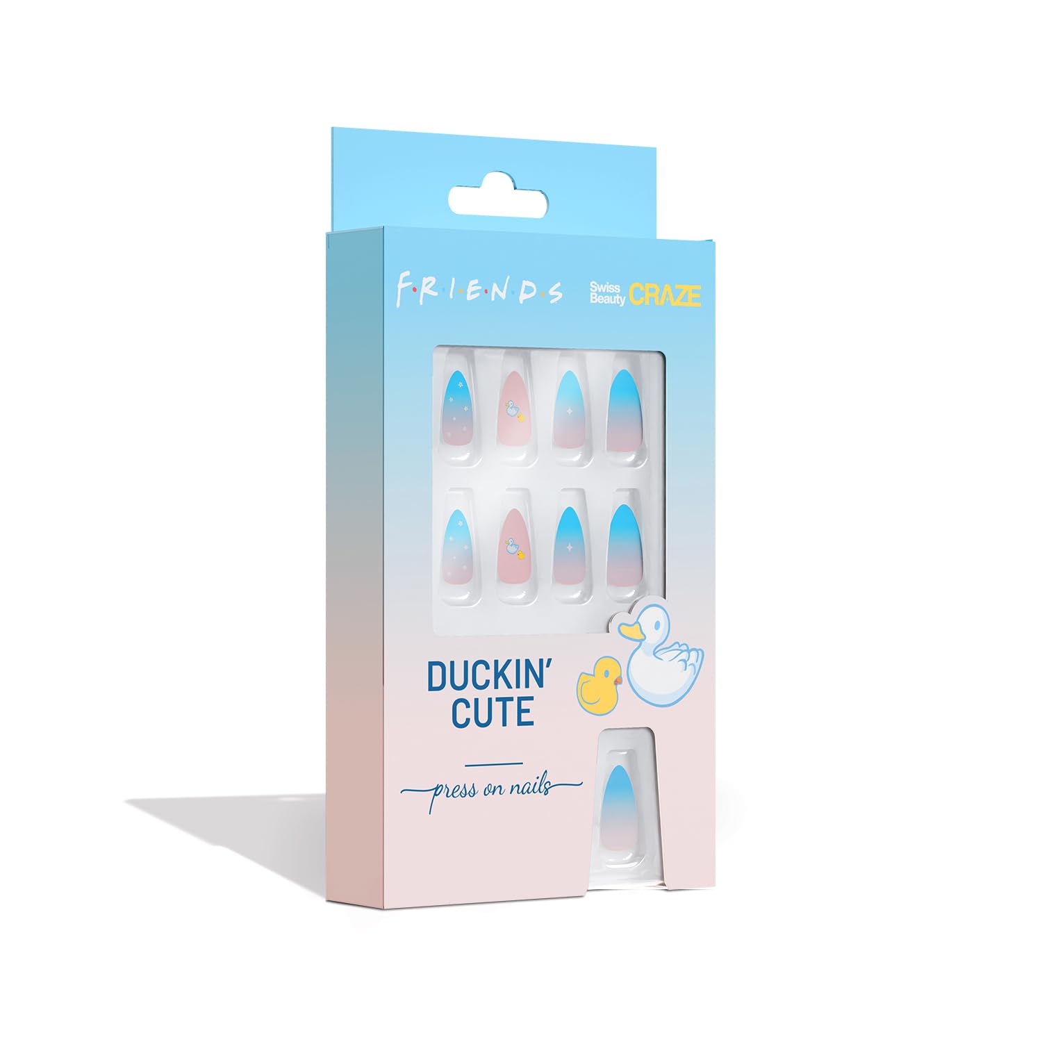 Swiss Beauty Craze Duckin’ Cute Press On Nails | Pack of 24 Nails | Reusable | Easy To Use-picture-13