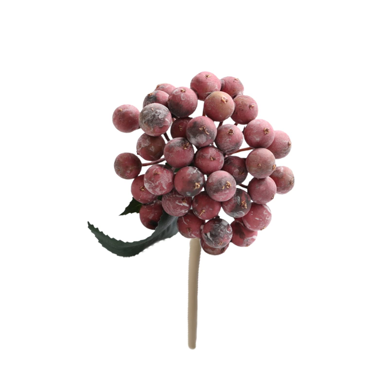 Firlar 10 Packs Artificial Berries Bouquets, Simulation Fruits Berries Branches Picks, Fake Silk California Berry Stems, Faux Spray Twigs Holly