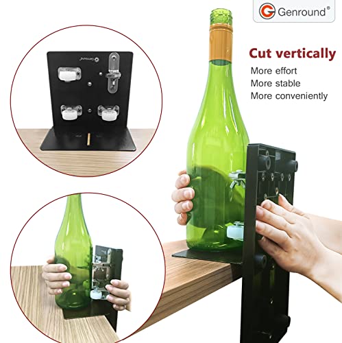 Bottle Cutter, Genround Upgrade 2.1 Glass Bottle Cutter Machine For Round, Square And Oval Bottle Cutting | Cut Bottle From Neck To Bottom | Glass Cutter Bottle Cutting Tool For Diy Projects #TOP6