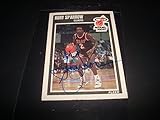 1989 NBA FLEER #84 RORY SPARROW HEAT Villanova SIGNED AUTHENTIC AUTOGRAPH CARD