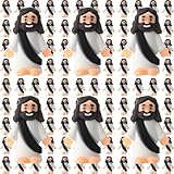 Barydat 100 Pcs Little Jesus Figures Easter Mini Jesus Love You Figurines Pocket Tiny Christ Savior Toy Religious Gifts for Easter Egg Stuffers Filler Church Craft Baptism Party Favors(Black)