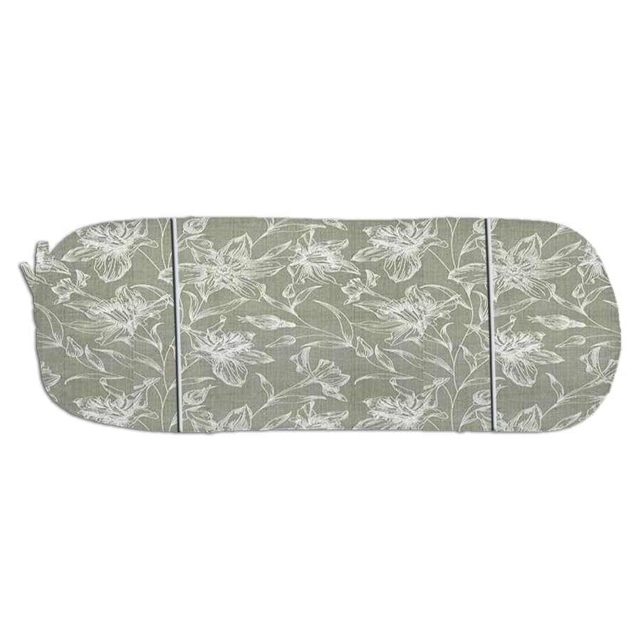 Image of Trance Home Linen 100% Cotton 16x32 inch 200TC Pipe-in Bolster Cover | Bolster Pillow Cover to fit 24 inch Length 9 inch Dia | Pack of 2 Bolster Cover only (16x32 inch, Serenity Misty Green)